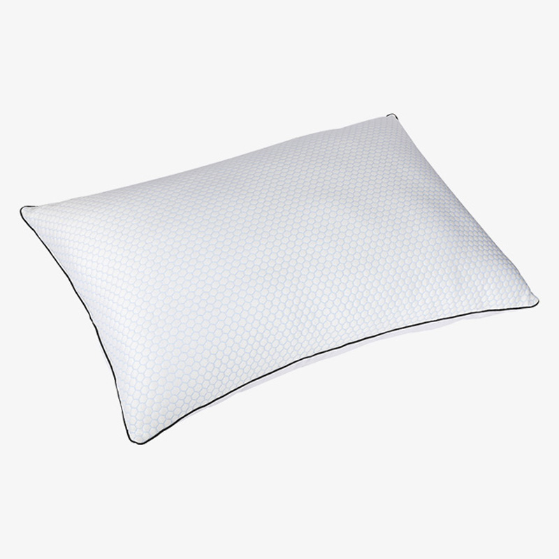 Gối Jacquard làm mát với sợi polyester, gối cotton hai mặt 233TC mát mẻ và thoáng khí để ngủ